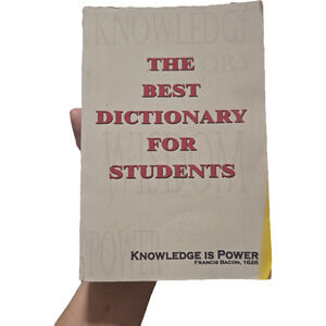 The Best Dictionary For Students Knowledge Is Power Elementary Middle School